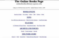 The Online books Page: Lists and links to over 35000 free ebooks.The free ebooks linked to, can be searched by the authors, subject and title. 