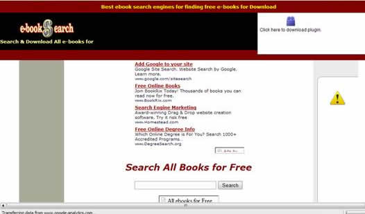 Ebooksearch: ebooksearch: Free ebook search engine:searches through different common extension of free ebooks, PDF, chm, docs etc